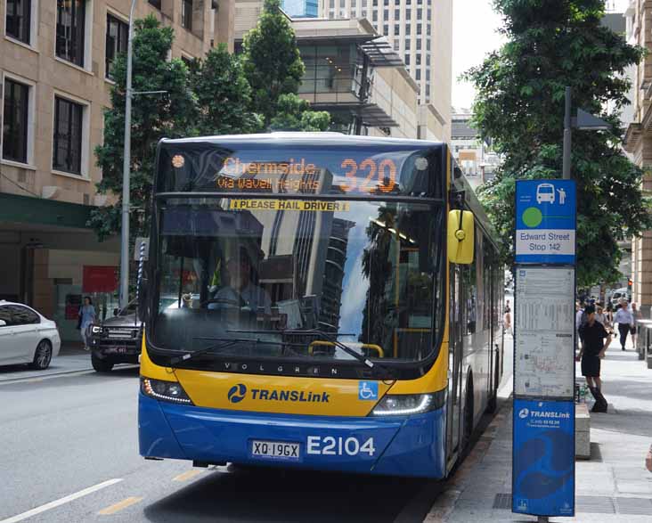 Brisbane Transport Volvo B7RLE Volgren Optimus E2104